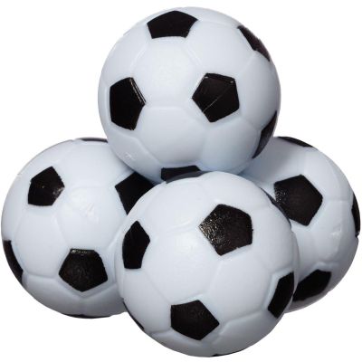 2. SET OF FOOTBALL BALLS, DIAMETER 36MM, 4 PCS
