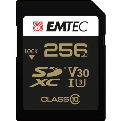Emtec ECMSD256GXC10SP 256GB SDXC UHS-I Class 10 Flash Memory