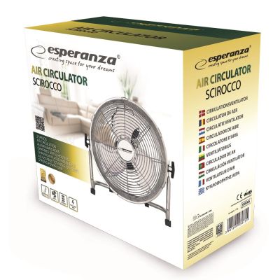 3. Esperanza Scirocco EHF005 floor fan (silver)