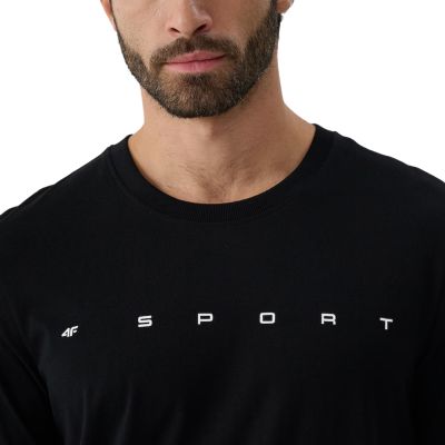 4. Men’s T-Shirt 4F M3575 Deep Black 4FWAW26TTSHM3575 20S