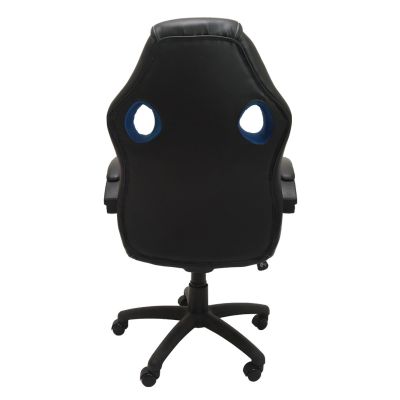 3. ENZO SWIVEL CHAIR BLUE BLACK