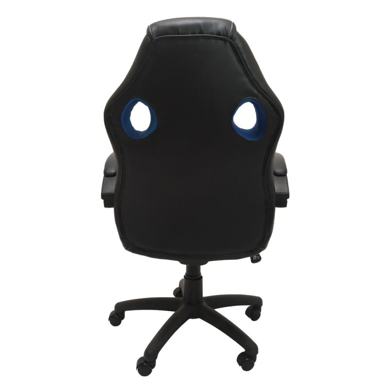 3. ENZO SWIVEL CHAIR BLUE BLACK