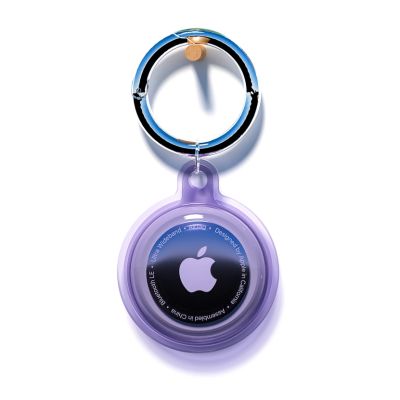 2. Apple AirTag Case Waterproof - Purple