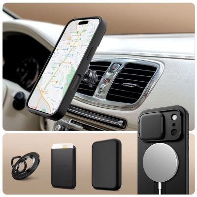 3. Tech-Protect Kevlar Aura MagSafe Case for iPhone 17 Pro Max - Black