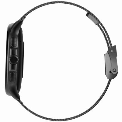 8. GRAVITY GT12-1 Women's Smartwatch Black Silicone Strap + Black Bracelet