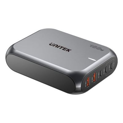 9. Stationary GaN charger UNITEK P1234AGY01-EU 188W 3xUSB-C 2xUSB-A