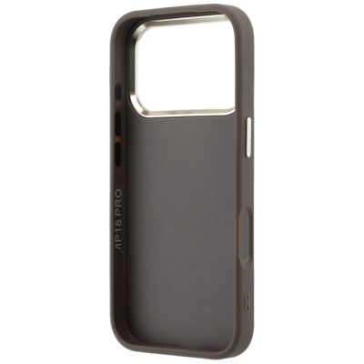 7. Guess 4G & Big Resin Logo Case for iPhone 17 Pro / 18 Pro - Brown