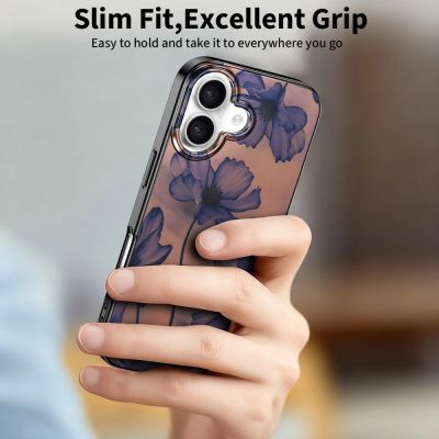 8. Tech-Protect Lamano MagSafe case for iPhone 17 - brown-purple