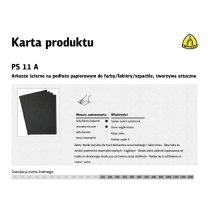KLINGSPOR WATER-BASED SANDPAPER P 400 PS11A/50pcs.