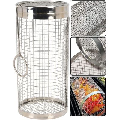 13. VEGETABLE GRILLING BASKET 9x9x20CM