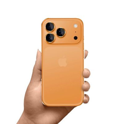 8. 3mk Lens Protection Pro Tempered Glass for iPhone 17 Pro / 17 Pro Max - Orange