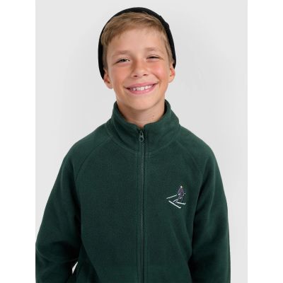 5. 4FWarm fleece with stand-up collar for boys 4F 4F4FJRAW25TFLEM438-40S
