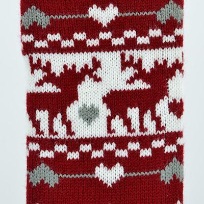 4. RED RUBBER HOT WATER BOTTLE IN A SWEATER 0.9 L