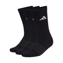 adidas Cushioned Sportswear Crew 3P Socks Black KC9626