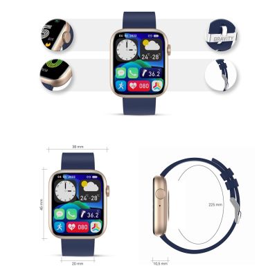 7. Gravity GT3-4 Women's Smartwatch