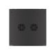 20. Lanberg WF01-6627-10B single-section cabinet (27U; 1300mm / 600mm / 600 mm; wall-mounted; Glass; 19''; black)