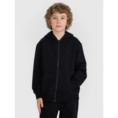Boy's zip-up sweatshirt with hood 4F 4FJRMM00TSWSM2481-20S