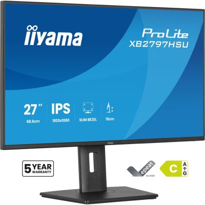22. iiyama ProLite XB2797HSU-B1 computer monitor 68.6 cm (27") 1920 x 1080 px Full HD LED Black