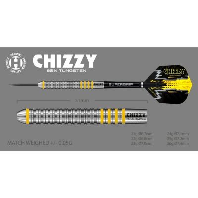 4. Harrows Chizzy Darts 80% Softip HS-TNK-000013871