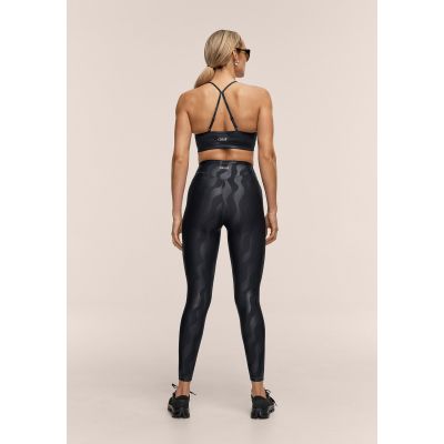 2. CASALL Women's Heat Printed High Waist Tights Black