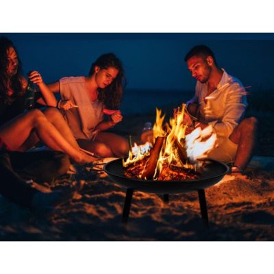 3. GARDEN FIRE PIT 56CM 4 LEGS