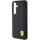 6. Ferrari Carbon Printed Line case for Samsung Galaxy S24 - black