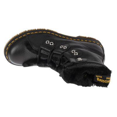 3. Dr. Martens 1460 Lace To Toe Fur Lined DM31876001 Black 37
