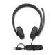 3. Lenovo 5000 Wired VoIP Headset with Microphone, USB A/C, Black