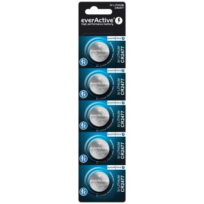 2. EVERACTIVE LITHIUM BATTERY CR2477 BLISTER 5 PCS CR24775BL