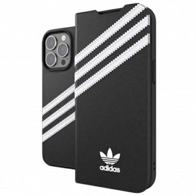 2. Adidas OR Booklet Case PU for iPhone 13 Pro / iPhone 13 - Black and White