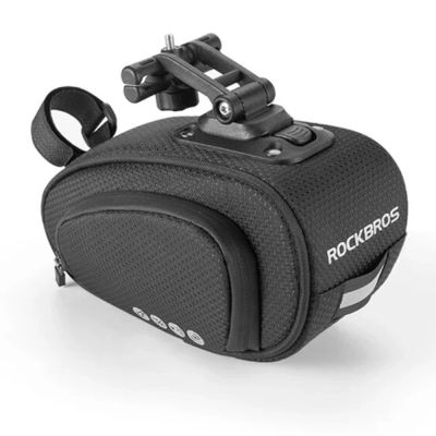 6. Rockbros C40 bicycle bag under the saddle - black