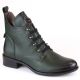 9. Insulated flat-heeled ankle boots Jezzi W JEZ412B green