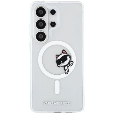 3. Karl Lagerfeld IML Peekaboo Choupette MagSafe case for Samsung Galaxy S26 Ultra - transparent