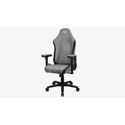 2. AEROCOOL CROWN AeroSuede Stone Gray armchair