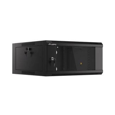 9. Lanberg WFFA-5604-10B 4U Wall-Mount Cabinet, Black