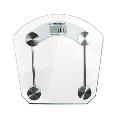 4. Esperanza Pilates EBS008W Bathroom Scale (transparent)
