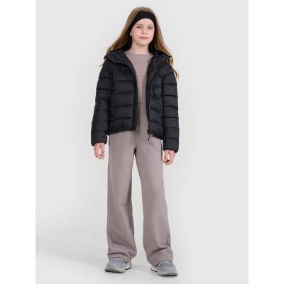 8. Children's down jacket with synthetic filling, unisex, 4F 4FJRAW25TDJAU0804-20S