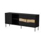 2. INSERTO 3D1W chest of drawers 190x40x80 black + LED
