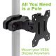 4. TECHLY LED/LCD TV POLE MOUNT 13-30 INCHES 10KG