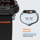 12. Spigen Lite Fit Pro Case with Strap for Apple Watch Ultra 1 / 2 (49mm) - Matte Black