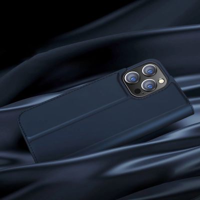 11. Dux Ducis Skin Pro Bookcase type case for iPhone 13 Pro blue