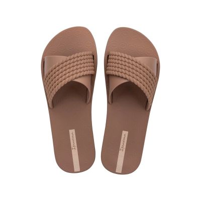 2. Ipanema women's flip-flops Street II fashionable comfortable brown slippers