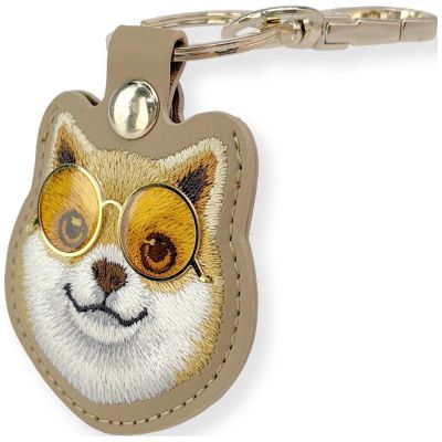3. Nimmy Glasses Cool Dog Tracker Case - Brown