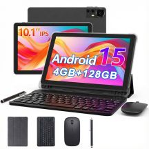 Extralink Tablet CP31 4GB RAM+128GB Black | Tablet | Android 15, 2Mpx+8Mpx, 6000mAh, 1280x800px, keyboard, mouse, stylus