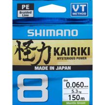 Shimano Kairiki 8 braid 0.060mm 150m 5.3kg M. Green