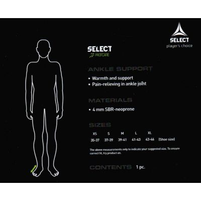 2. Select 6100 Ankle Protector