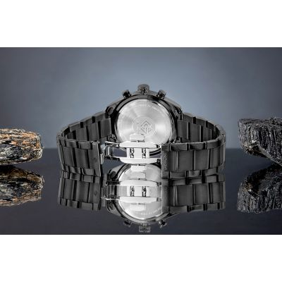 7. Men's Watch Giewont Chronograph Sapphire Black GW9580-B2