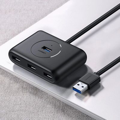 11. Ugreen HUB 4x USB 3.2 Gen 1 (0.5 m cable) black (20290)