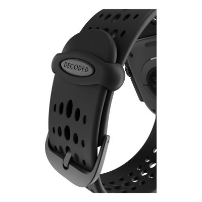 4. Decoded Ares O Watch Band Black Silicone