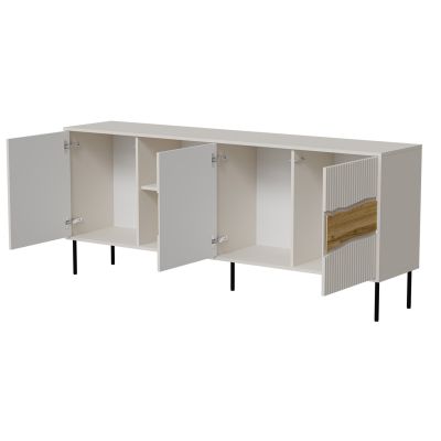 2. INSERTO 3D1W chest of drawers 190x40x80 cashmere + LED